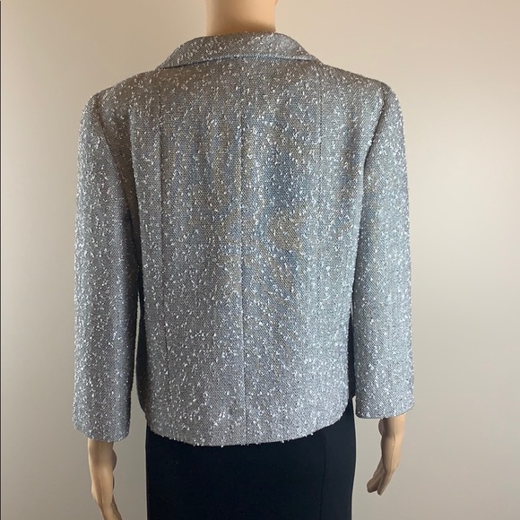 Chanel silver cropped jacket Size 38/US 6 - Picture 5 of 8